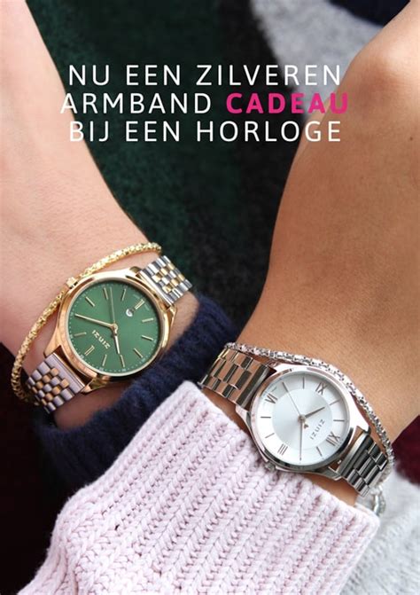 Dames horloges • Met armbandje cadeau .